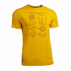 T-shirt FLAT LAY (żółty)