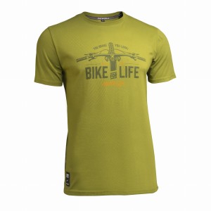 T-shirt BIKE FOR LIFE (zielony)